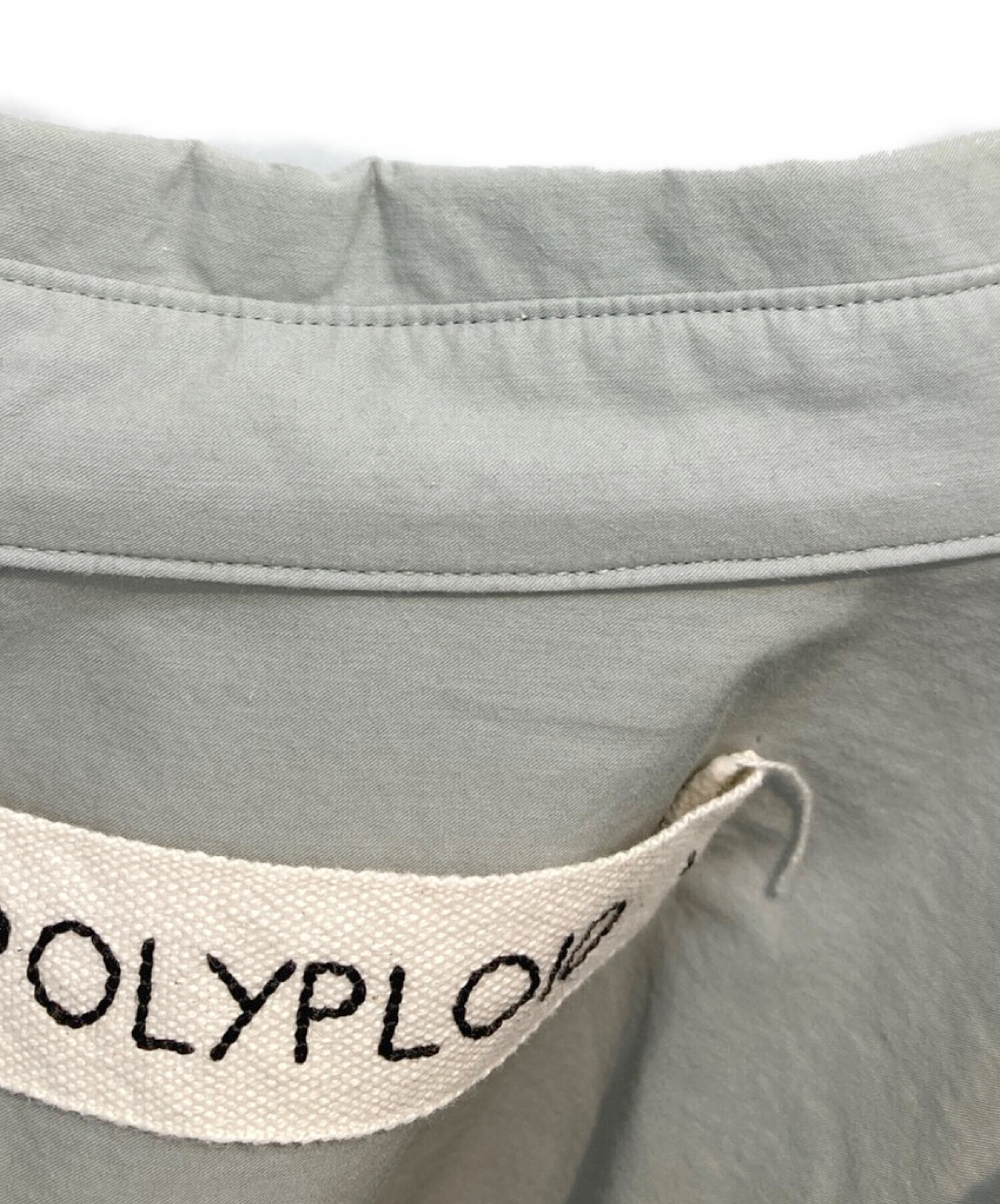 中古・古着通販】POLYPLOID (ポリプロイド) シャツジャケット ミント