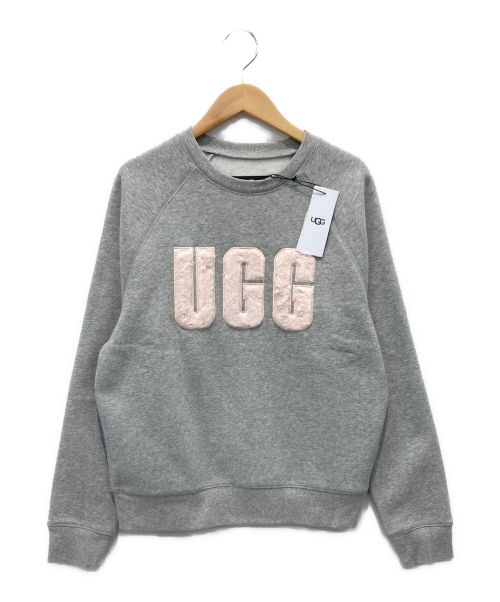 中古・古着通販】UGG (アグ) Madeline Fuzzy Logo Crewneck グレー