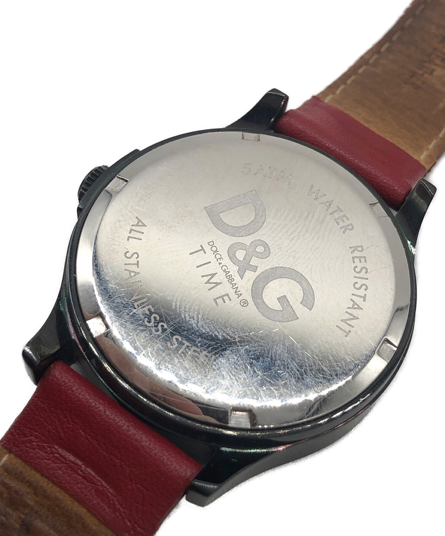 DOLCE & GABBANA (ドルチェ＆ガッバーナ) 腕時計 クオーツ TIME ブラック