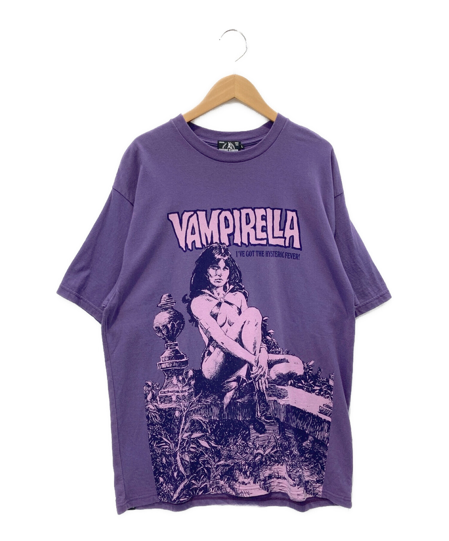 Hysteric Glamour (ヒステリックグラマー) VAMPIRELIA (ヴァンピレラ) WHEN WAKES THE DEAD Tシャツ  パープル サイズ:L