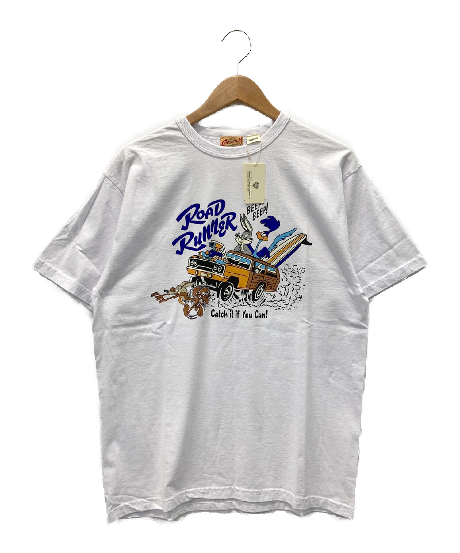 チェスウィック×LOONEYTUNES☆ワッペン鹿の子 ポロシャツ☆新品 - T