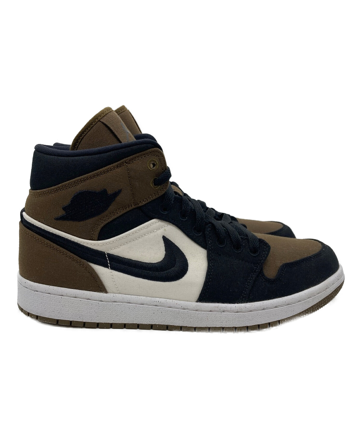 中古・古着通販】NIKE (ナイキ) WMNS AIR JORDAN 1 MID SE OLIVE TOE