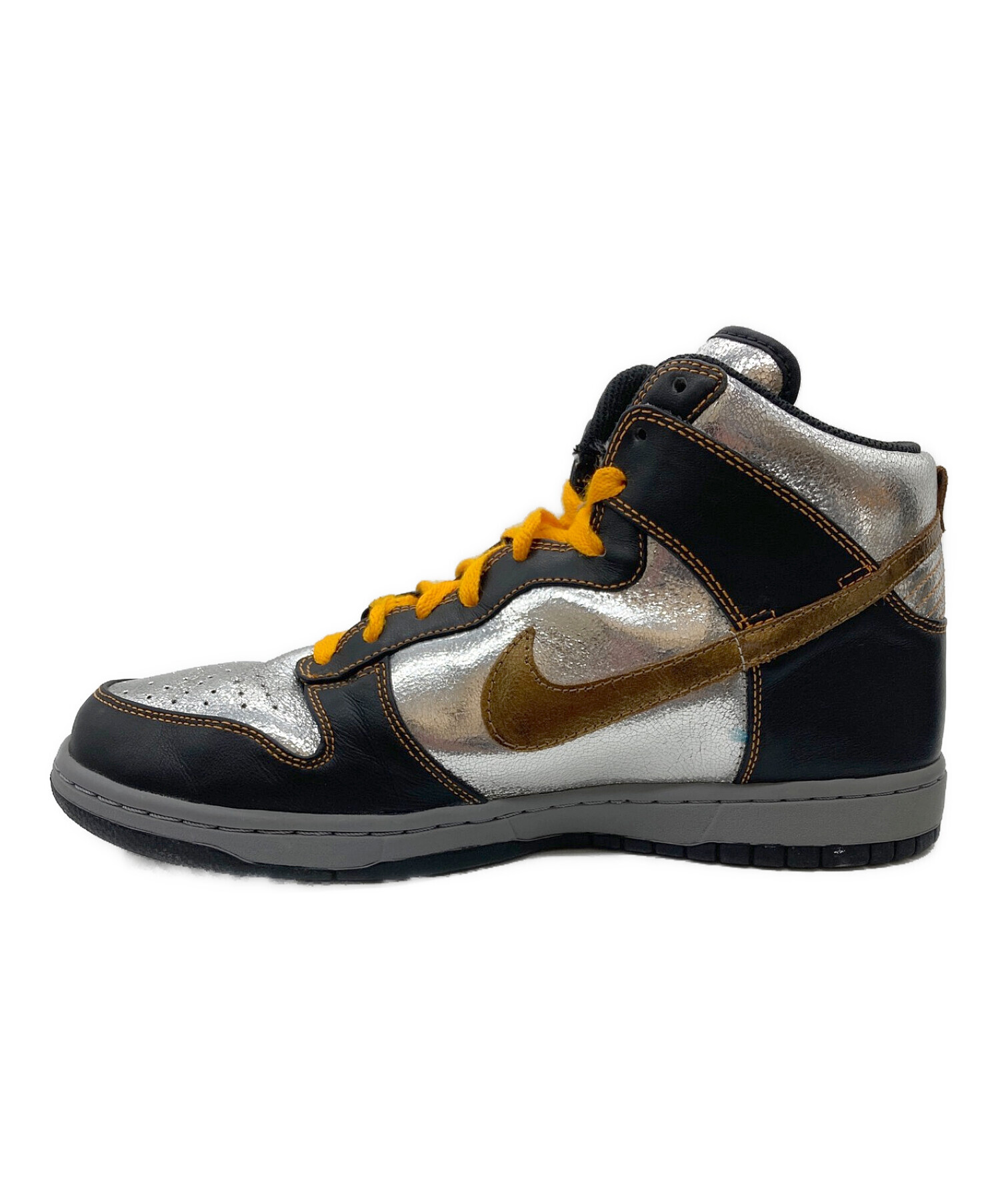 NIKE ID (ナイキアイディー) DUNK HIGH シルバー×ブラック サイズ:US11