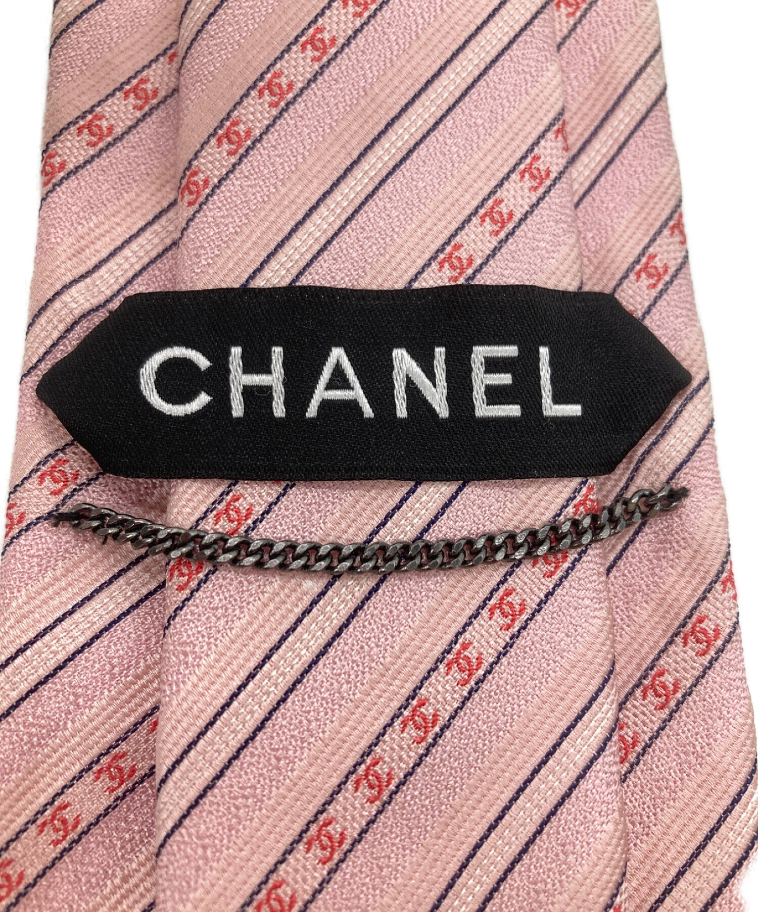 中古・古着通販】CHANEL (シャネル) シルクネクタイ ココマーク