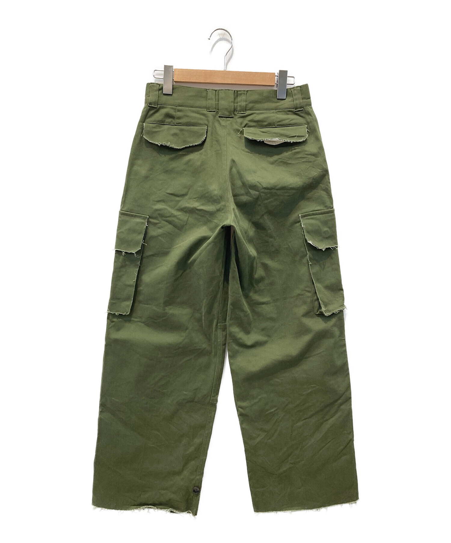 中古・古着通販】soerte (ソエルテ) Wide straight military pants 