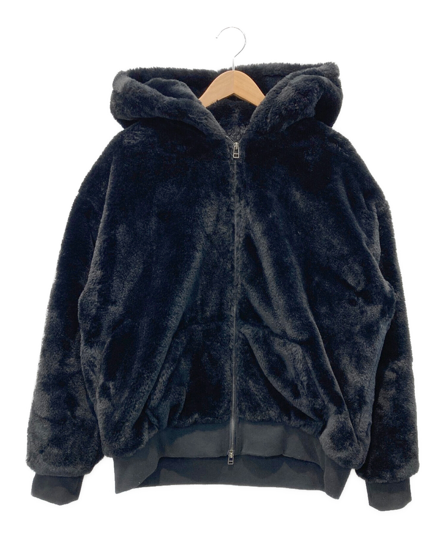 AVIREX (アヴィレックス) ECO FUR JACKET ブラック サイズ:L