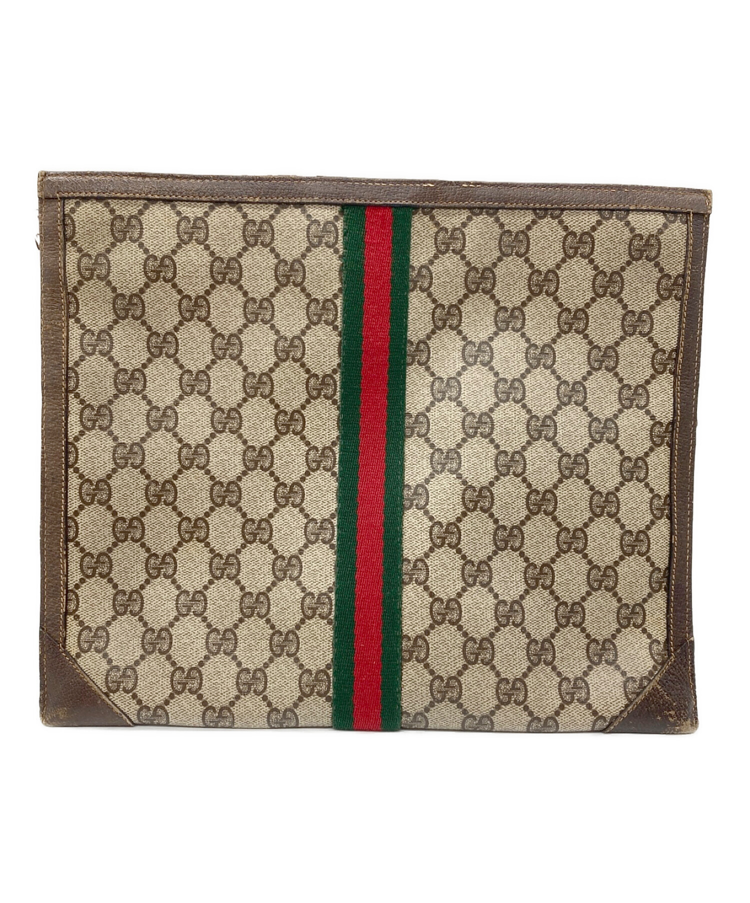 中古・古着通販】GUCCI (グッチ) シェリーラインクラッチバッグ