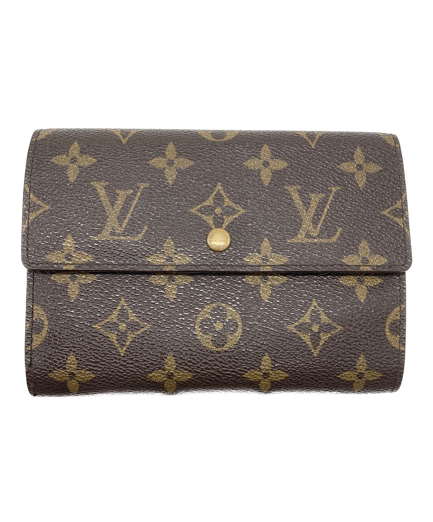 中古・古着通販】LOUIS VUITTON (ルイ ヴィトン) モノグラム ポルトトレゾール エテュイパピエ ブラウン｜ブランド・古着通販  トレファク公式【TREFAC FASHION】スマホサイト