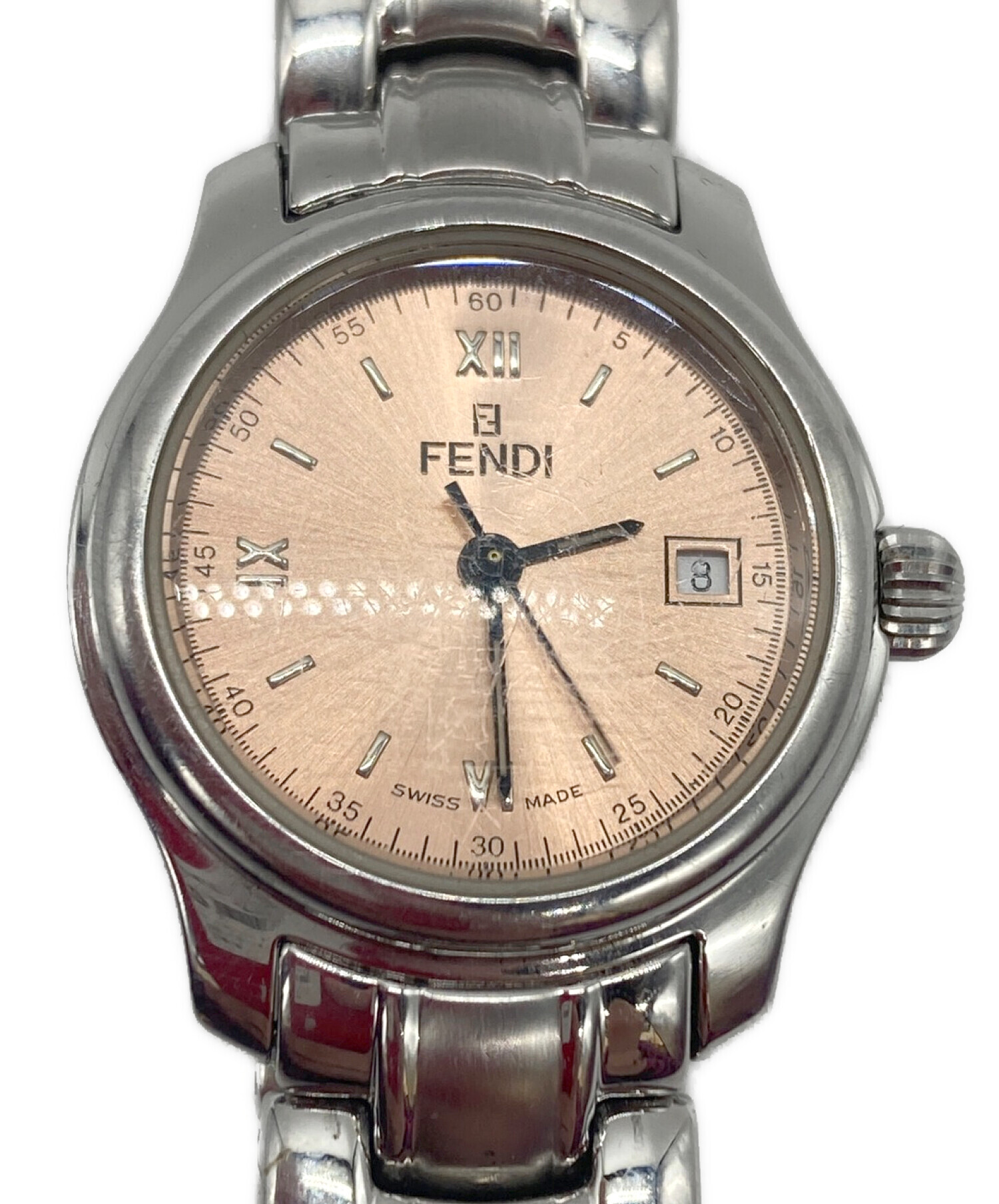 中古・古着通販】FENDI (フェンディ) 腕時計 オロロジ ピンク