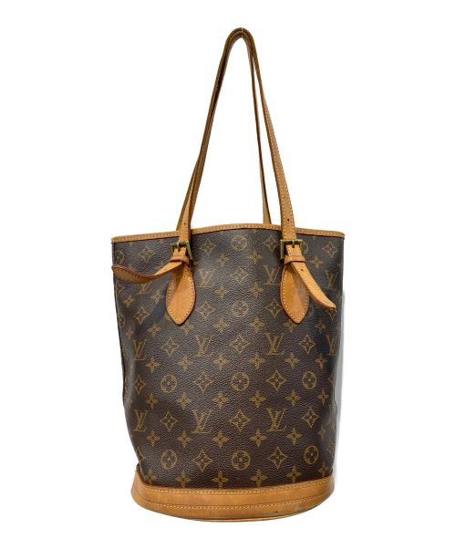 【中古・古着通販】LOUIS VUITTON (ルイ ヴィトン) モノグラム バケットGM ブラウン サイズ:GM｜ブランド・古着通販  トレファク公式【TREFAC FASHION】スマホサイト