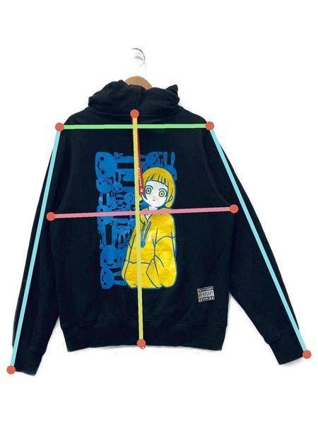 中古・古着通販】CUNE (キューン) 28th ZIP PARKA 背景28匹 ブラック