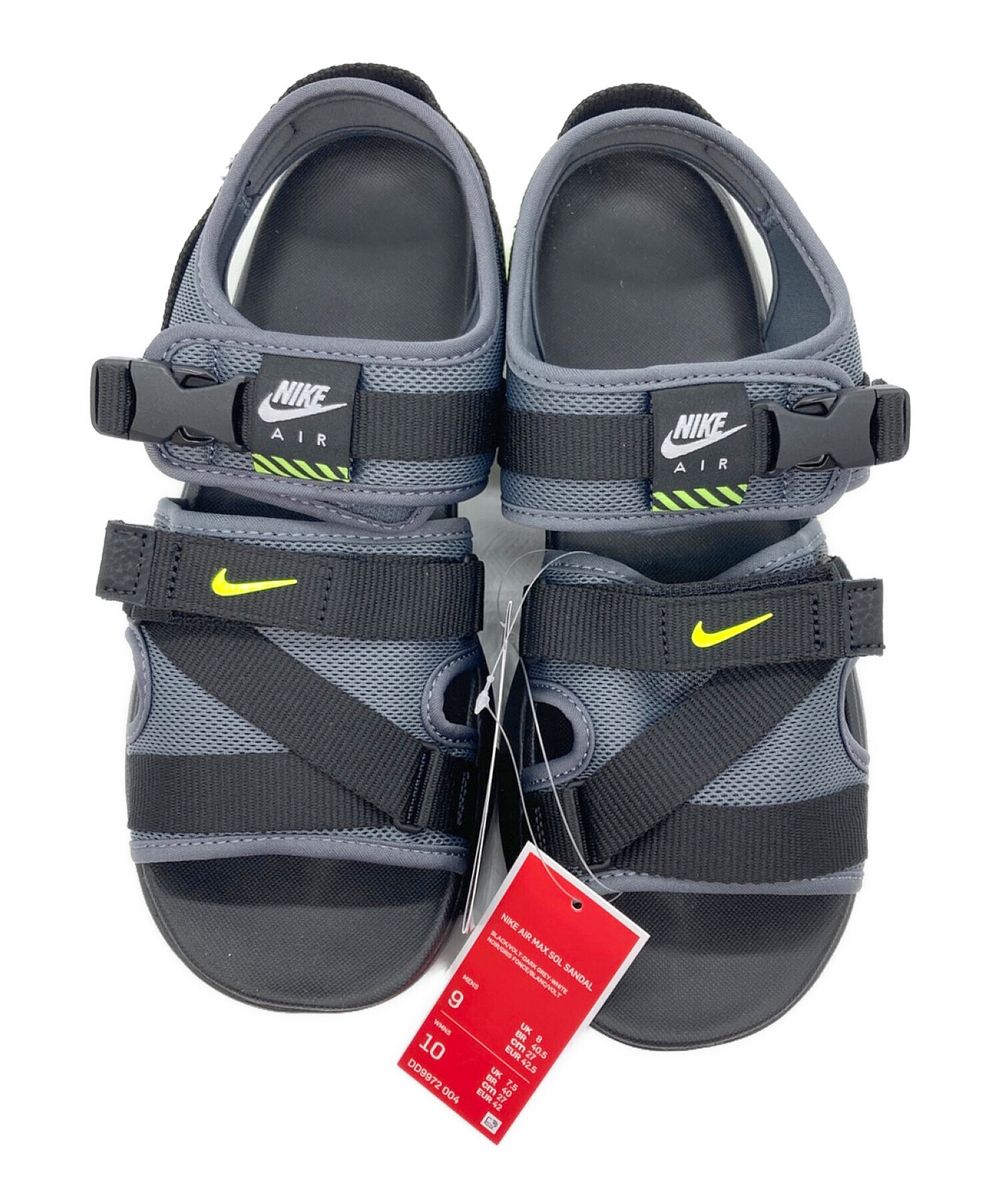 NIKE (ナイキ) AIR MAX SOL SANDAL ブラック×グレー サイズ:US9 未使用品