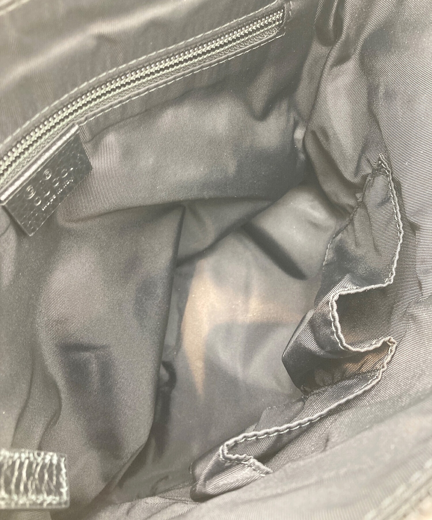 中古・古着通販】GUCCI (グッチ) ナイロンショルダーバッグ グッチシマ