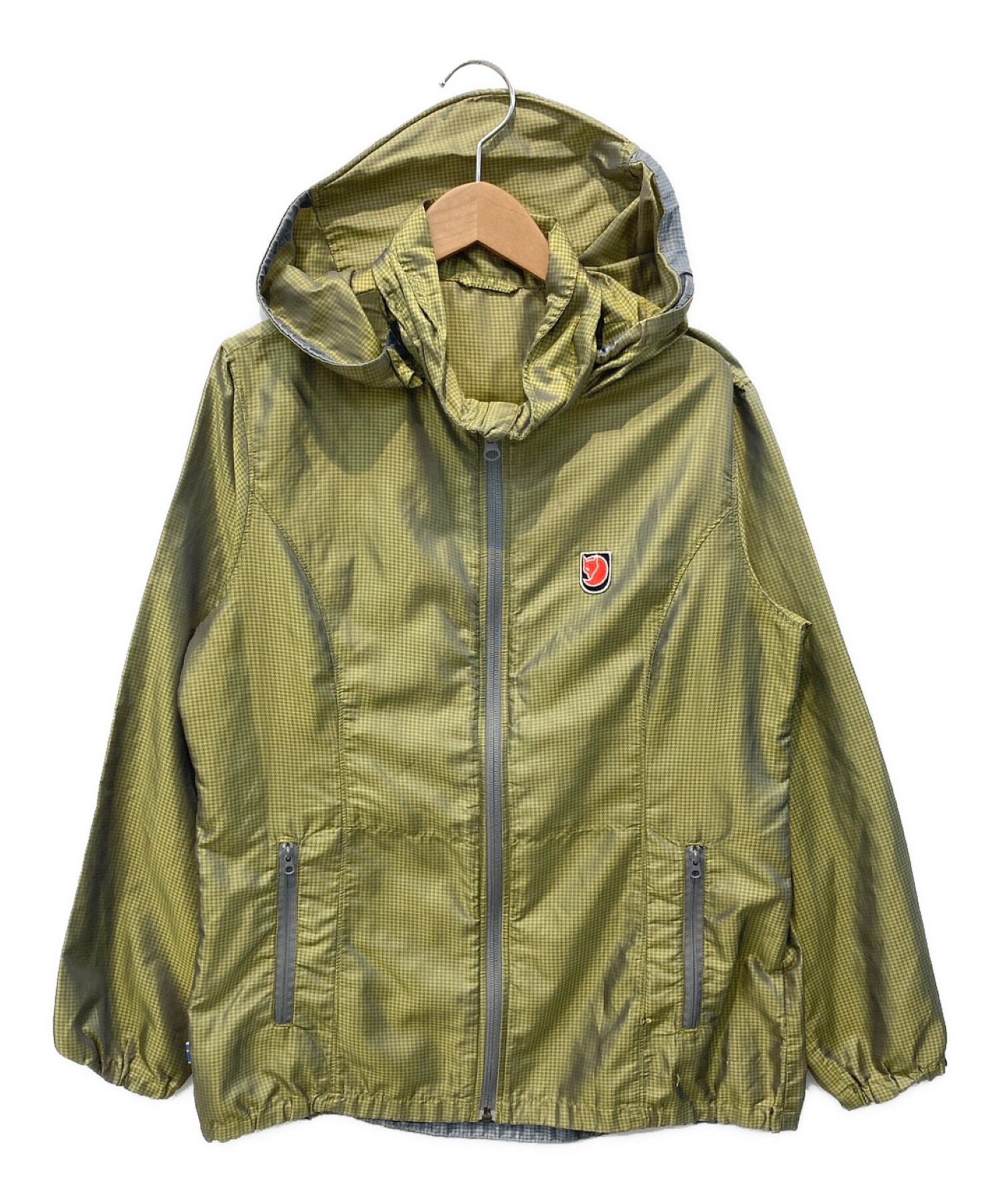 FJALLRAVEN (フェールラーベン) ナイロンパーカー グリーン サイズ:M