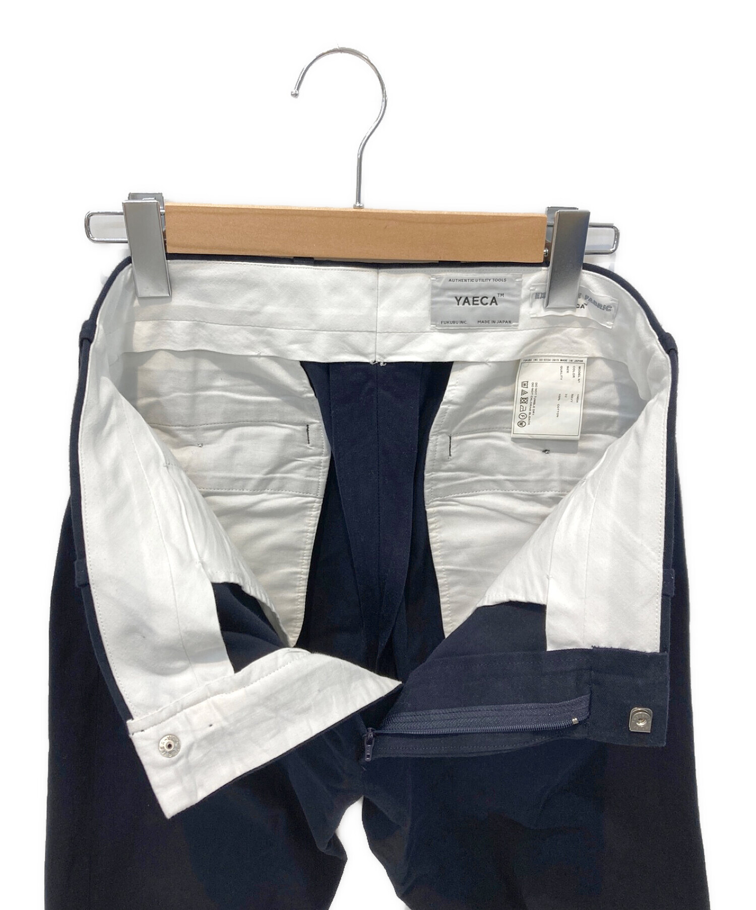 中古・古着通販】YAECA (ヤエカ) CHINO CLOTH PANTS STANDARD ブラック サイズ:32｜ブランド・古着通販  トレファク公式【TREFAC FASHION】スマホサイト