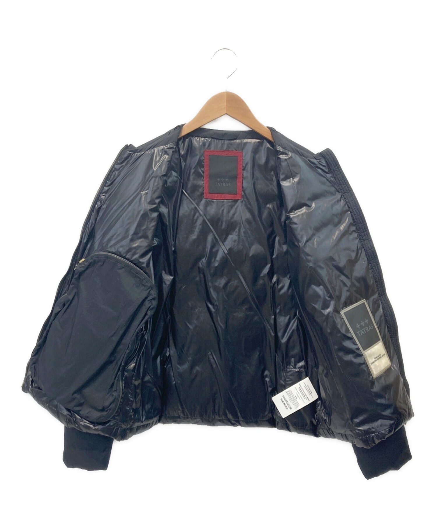 TATRAS (タトラス) ノーカラーダウンジャケット BREVA ブラック サイズ:3