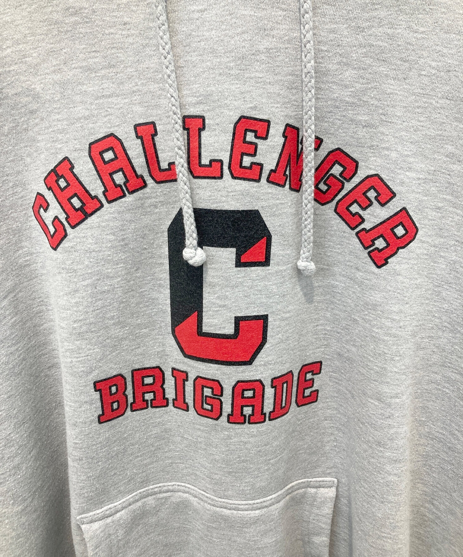 中古・古着通販】CHALLENGER (チャレンジャー) COLLEGE HOODIE グレー