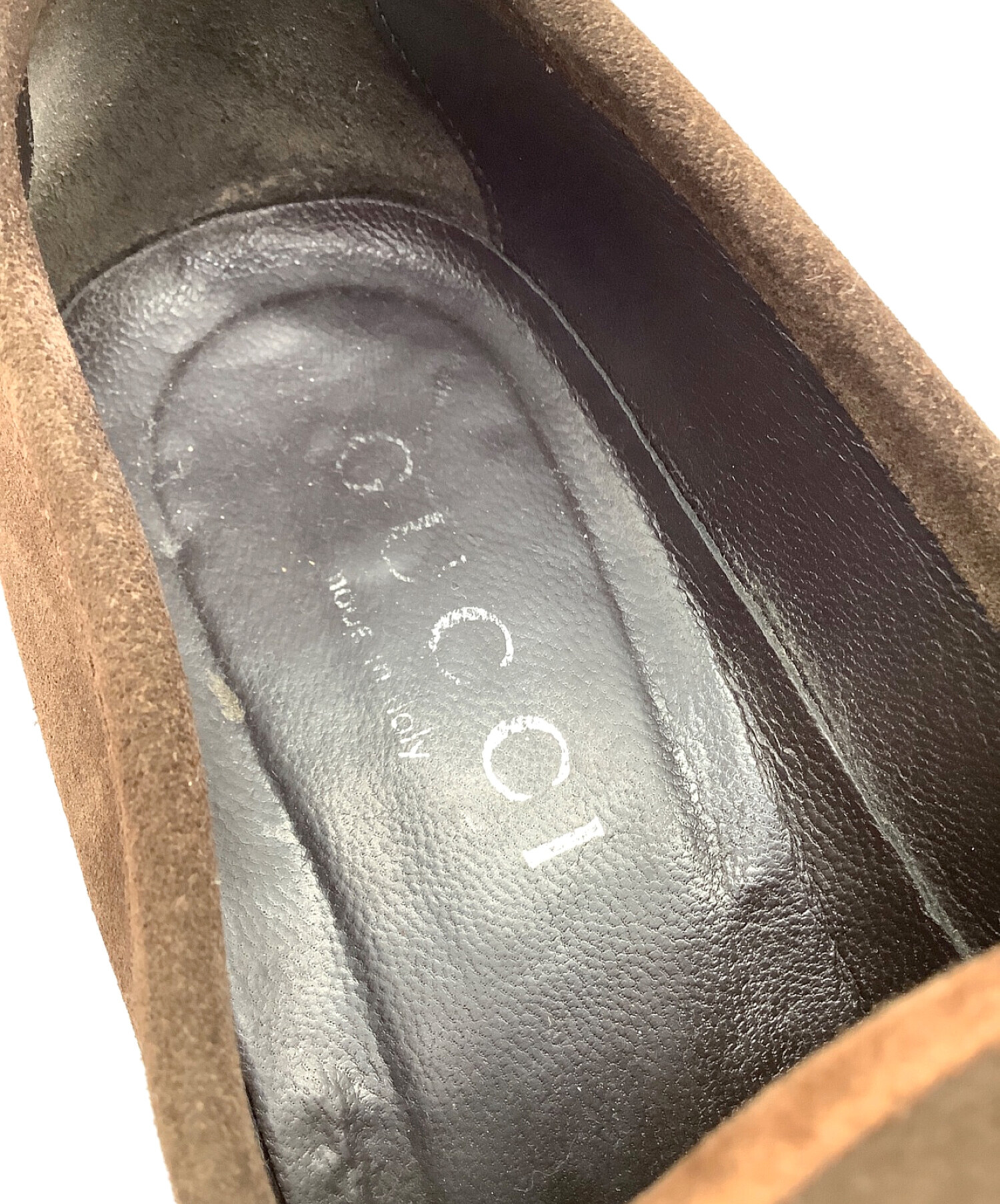 中古・古着通販】GUCCI (グッチ) ホースビットローファー ブラウン