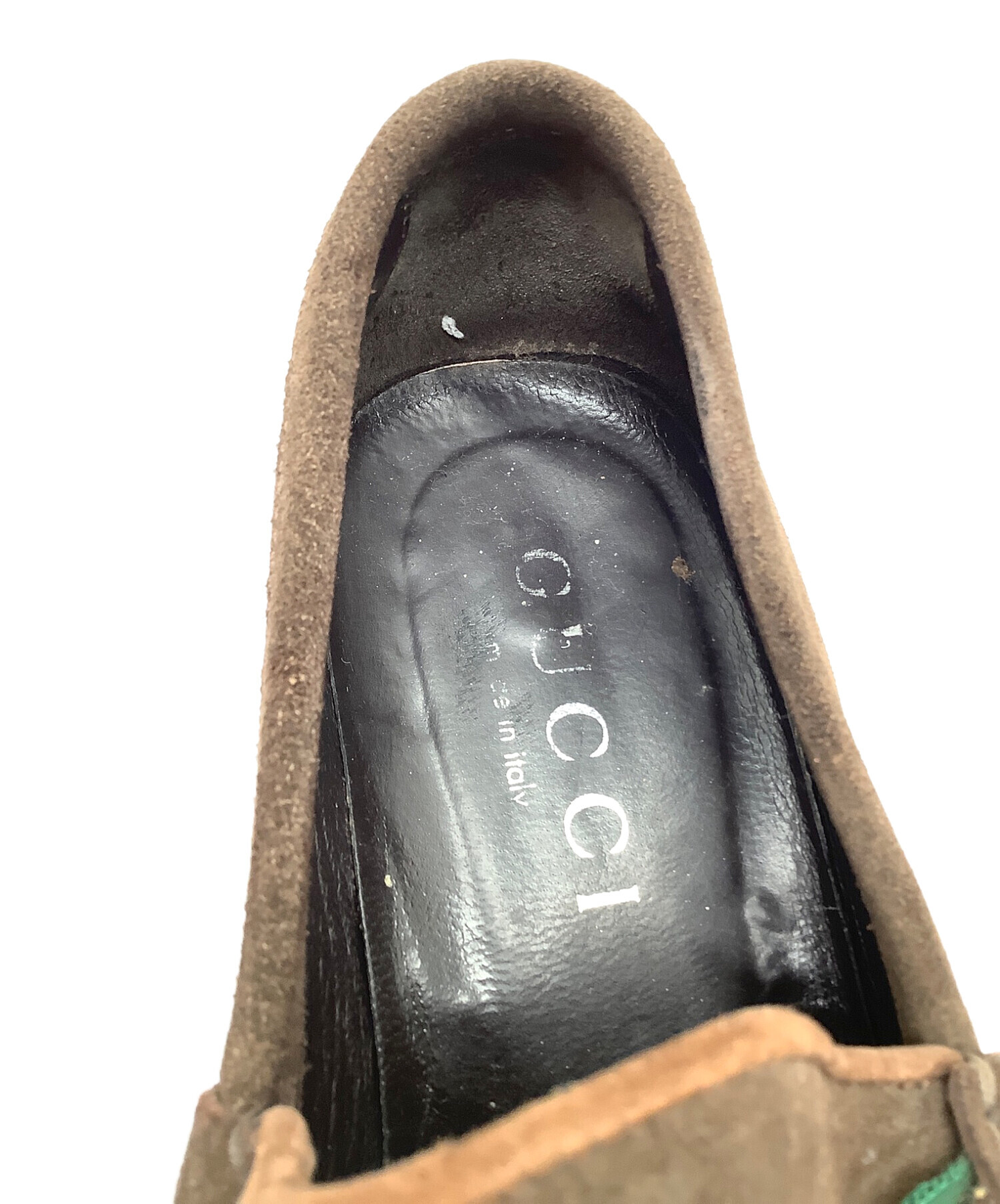 中古・古着通販】GUCCI (グッチ) ホースビットローファー ブラウン