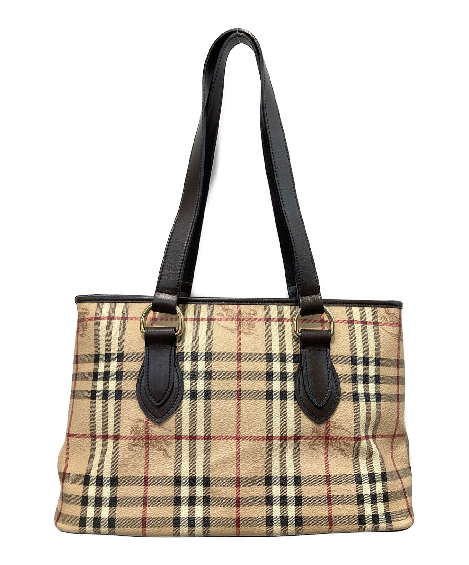 中古・古着通販】BURBERRY (バーバリー) ノバチェックトートバッグ