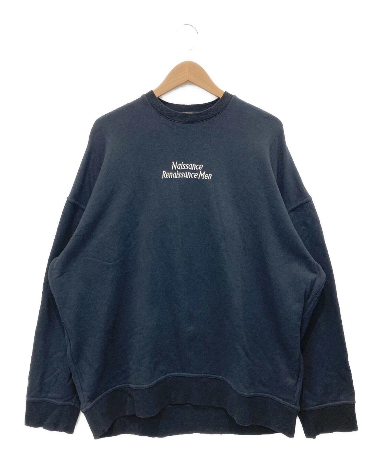 中古・古着通販】NAISSANCE (ネサーンズ) CREW NECK SWEAT ブラック