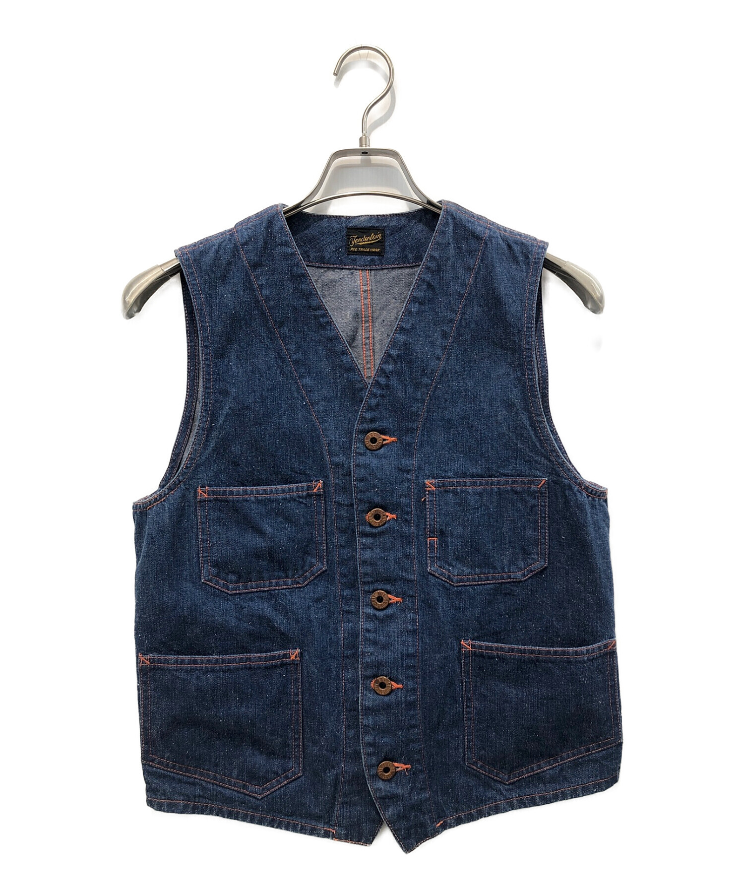 TENDERLOIN T-VEST テンダーロイン デニムベスト ジレ M - トップス