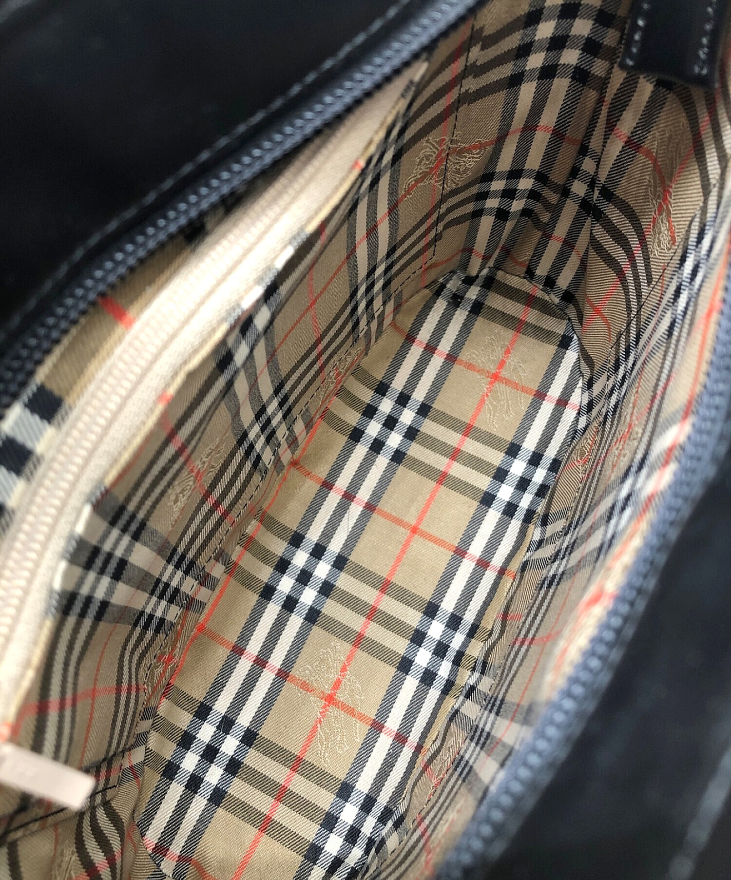 BURBERRY (バーバリー) ショルダートートバッグ ブラック