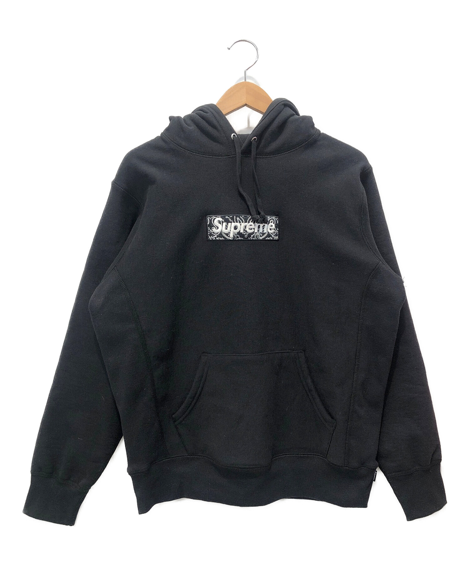 ブラック黒Supreme box Logo Hooded Sweatshirt Sサイズ