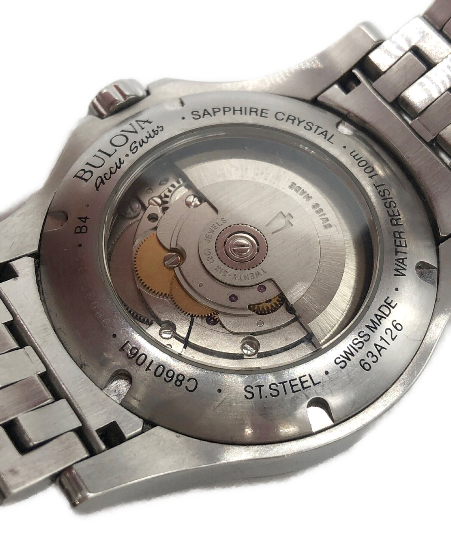 BULOVA (ブローバ) 腕時計 自動巻き アキュ･スイス ブラック