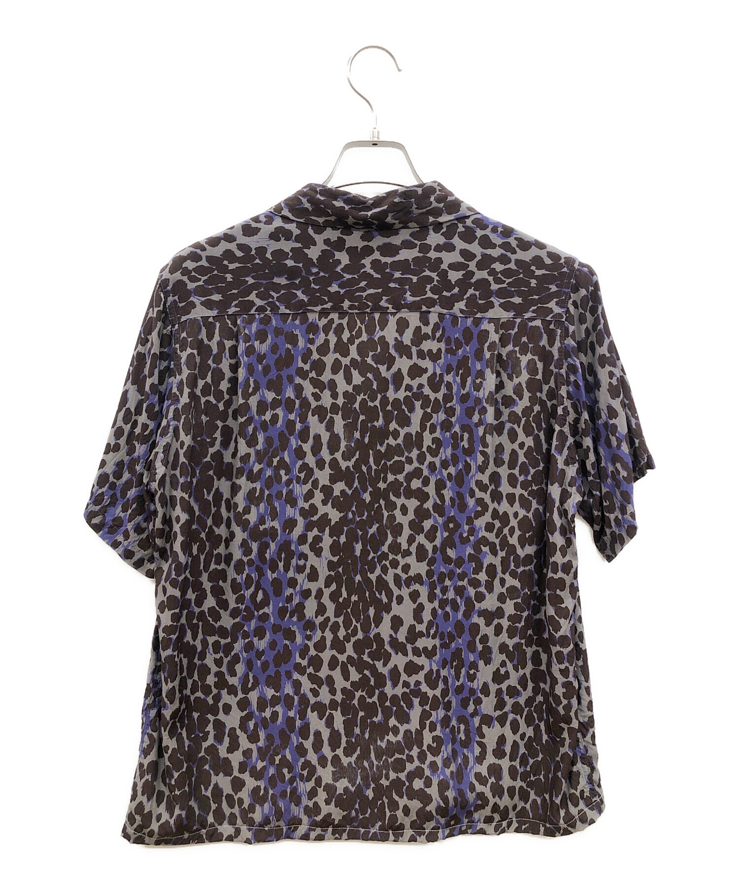 中古・古着通販】WACKO MARIA (ワコマリア) LEOPARD HAWAIIAN SHIRT（レオパード ハワイアン シャツ）  パープル×ブラウン サイズ:XS｜ブランド・古着通販 トレファク公式【TREFAC FASHION】スマホサイト