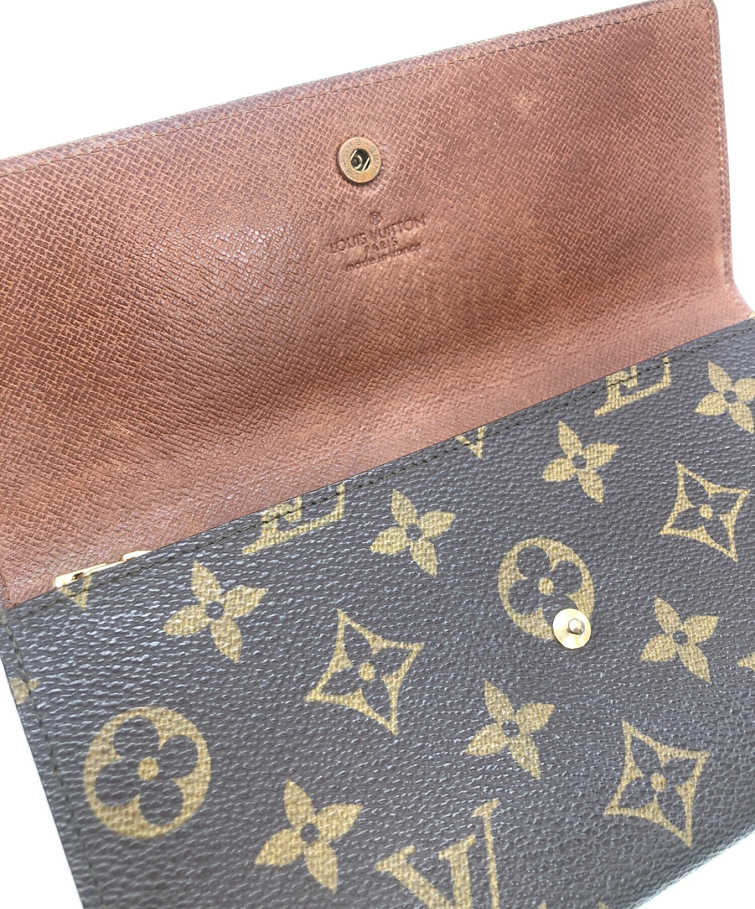 △7940 LOUIS VUITTON モノグラム ポルトモネ クレディ-