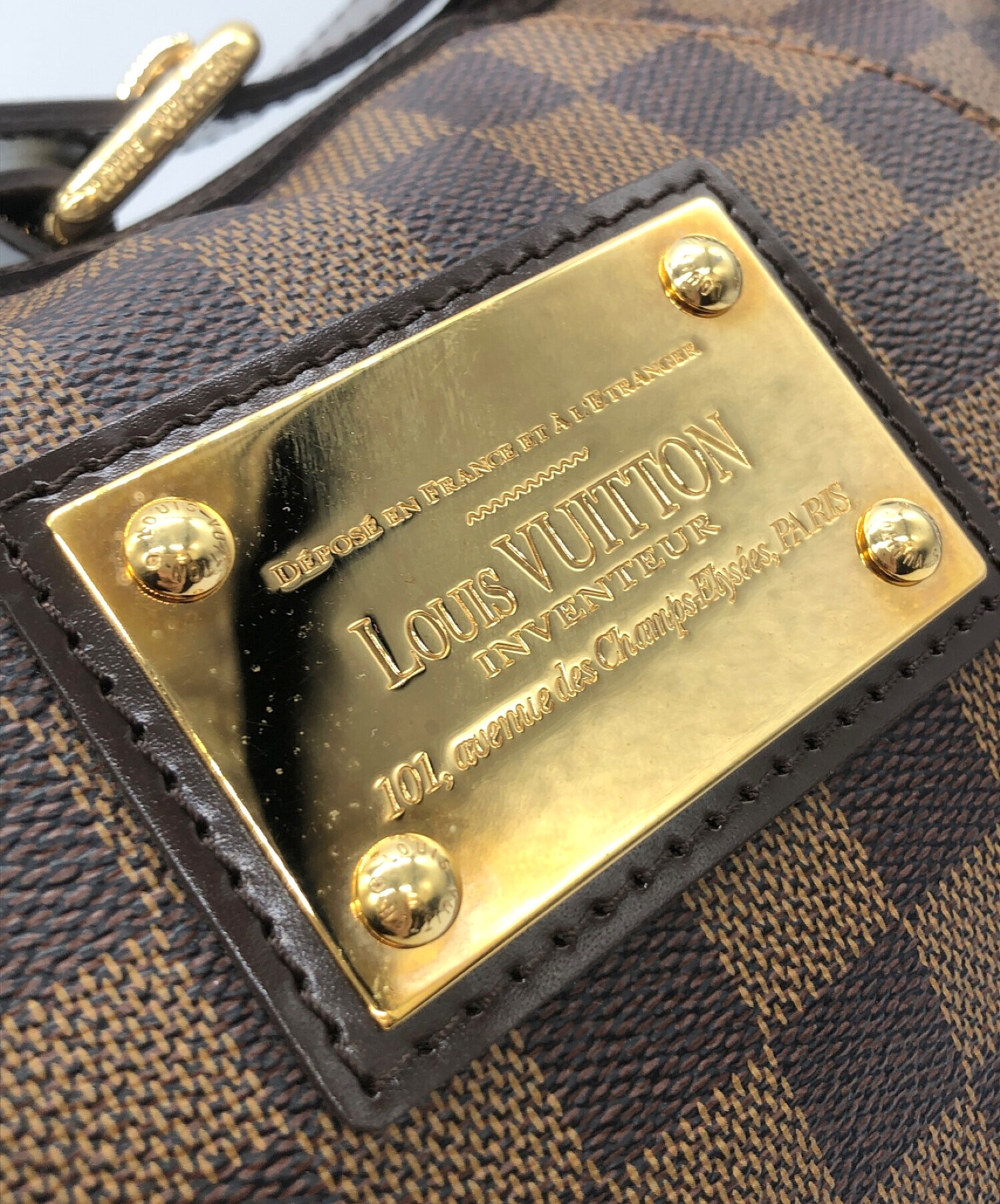 中古・古着通販】LOUIS VUITTON (ルイ ヴィトン) ダミエ テムズPM ブラウン サイズ:PM｜ブランド・古着通販  トレファク公式【TREFAC FASHION】スマホサイト