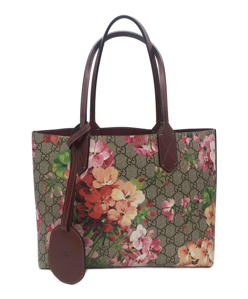 中古・古着通販】GUCCI (グッチ) リバーシブルトートバッグ GG 