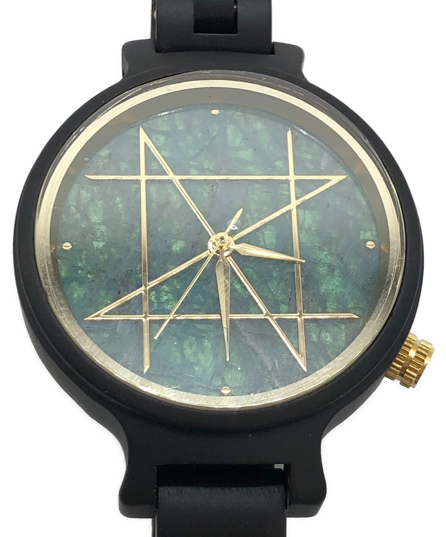 NOZ (ノズ) 腕時計 ブルーグリーンアパタイト グリーン