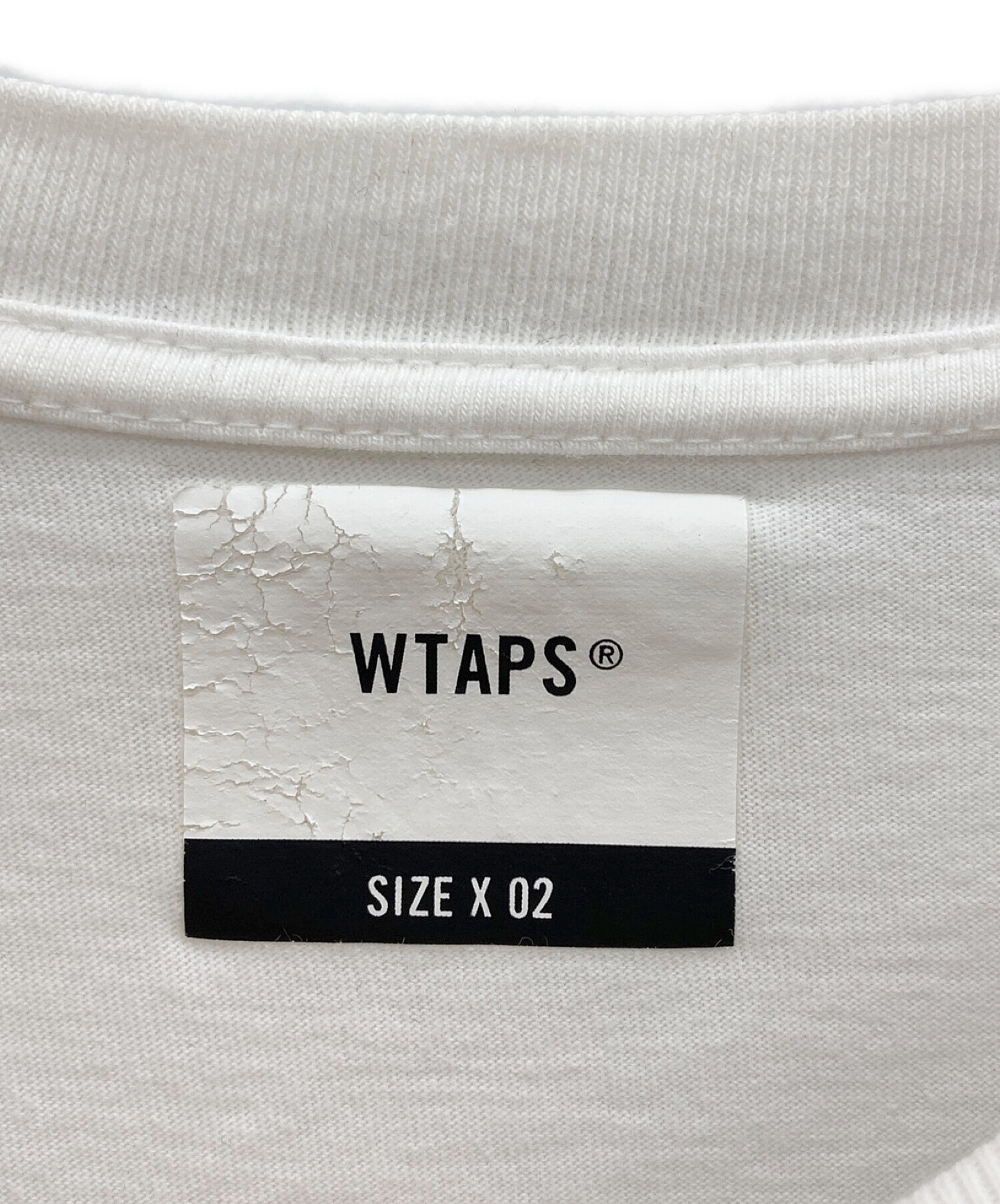 中古・古着通販】WTAPS (ダブルタップス) バックプリントTシャツ ホワイト サイズ:X 02｜ブランド・古着通販 トレファク公式【TREFAC  FASHION】スマホサイト