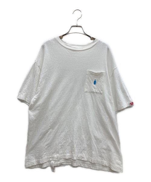 【中古・古着通販】HUMAN MADE (ヒューマンメイド) Blue Bottle Coffee (ブルーボトルコーヒー) ポケットTシャツ  ホワイト サイズ:L｜ブランド・古着通販 トレファク公式【TREFAC FASHION】スマホサイト