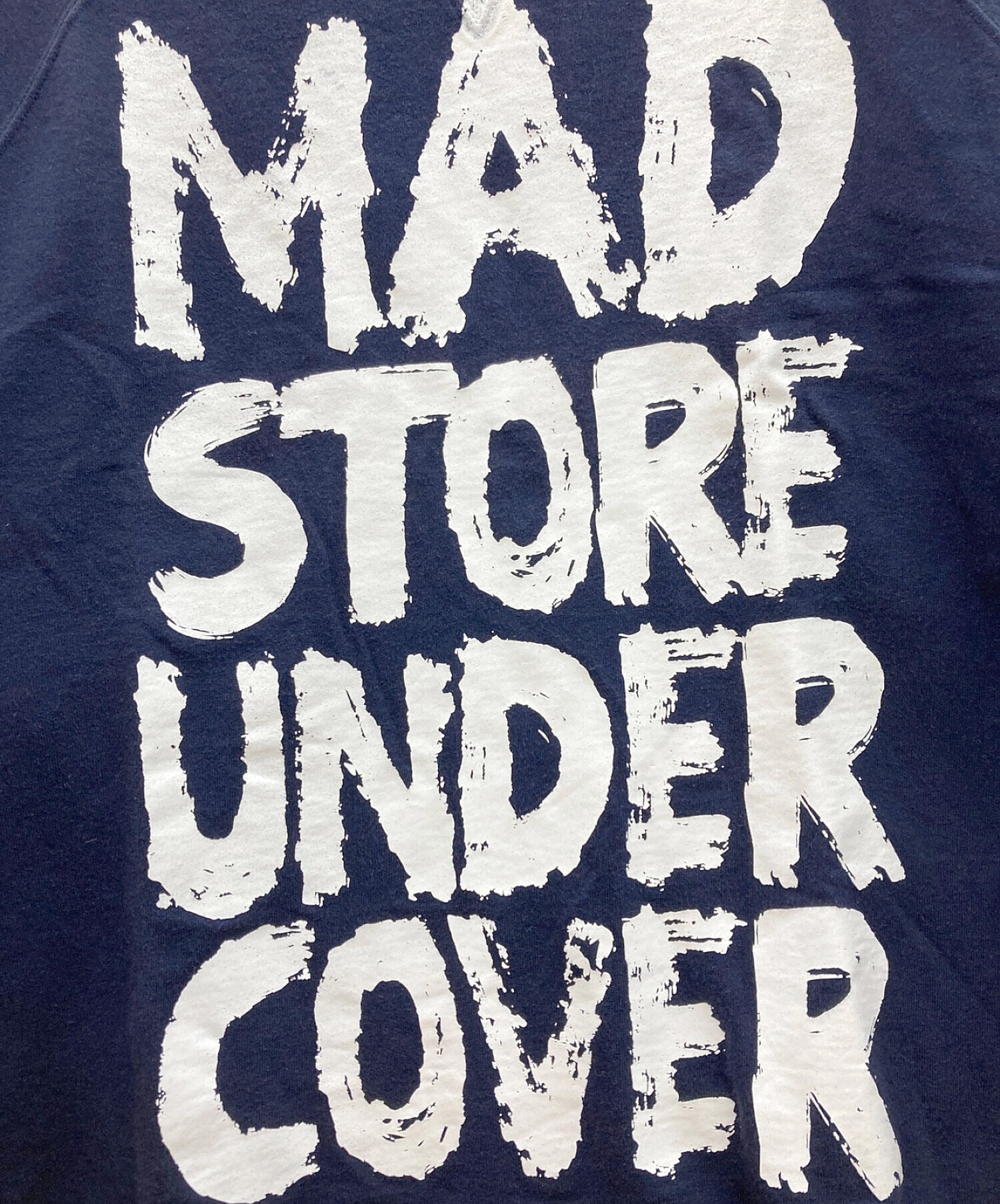 中古・古着通販】MADSTORE UNDERCOVER (マッドストア アンダーカバー) ラグランスリーブスウェット ネイビー  サイズ:2｜ブランド・古着通販 トレファク公式【TREFAC FASHION】スマホサイト