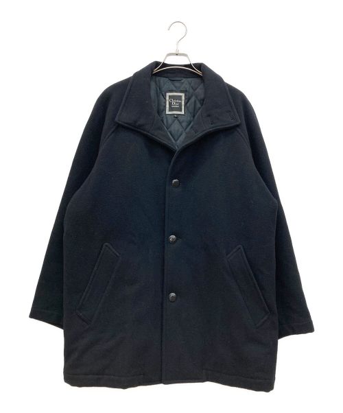 【中古・古着通販】Christian Dior MONSIEUR (クリスチャンディオールムッシュ) ウールコート ブラック サイズ:L｜ブランド・古着通販  トレファク公式【TREFAC FASHION】スマホサイト