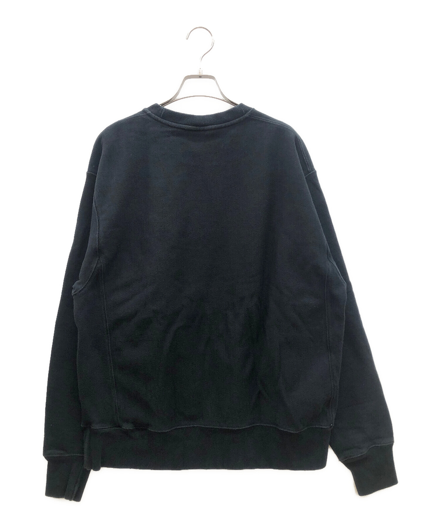 中古・古着通販】Champion REVERSE WEAVE (チャンピオンリバースウィーブ) ワンポイントスウェット ブラック サイズ:L｜ブランド・ 古着通販 トレファク公式【TREFAC FASHION】スマホサイト