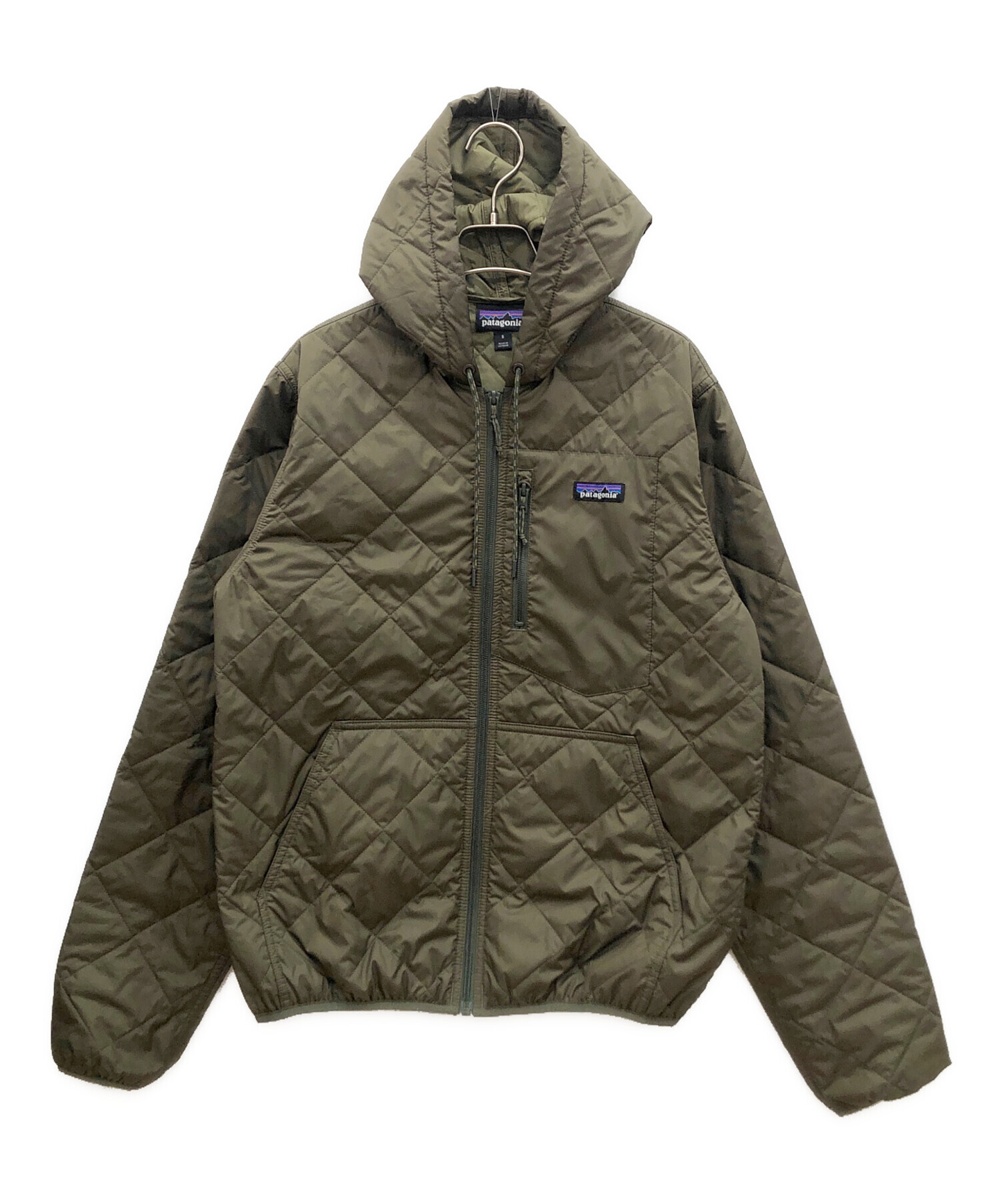 中古・古着通販】Patagonia (パタゴニア) ダイアモンド キルト ボマー フーディ カーキ サイズ:S｜ブランド・古着通販  トレファク公式【TREFAC FASHION】スマホサイト