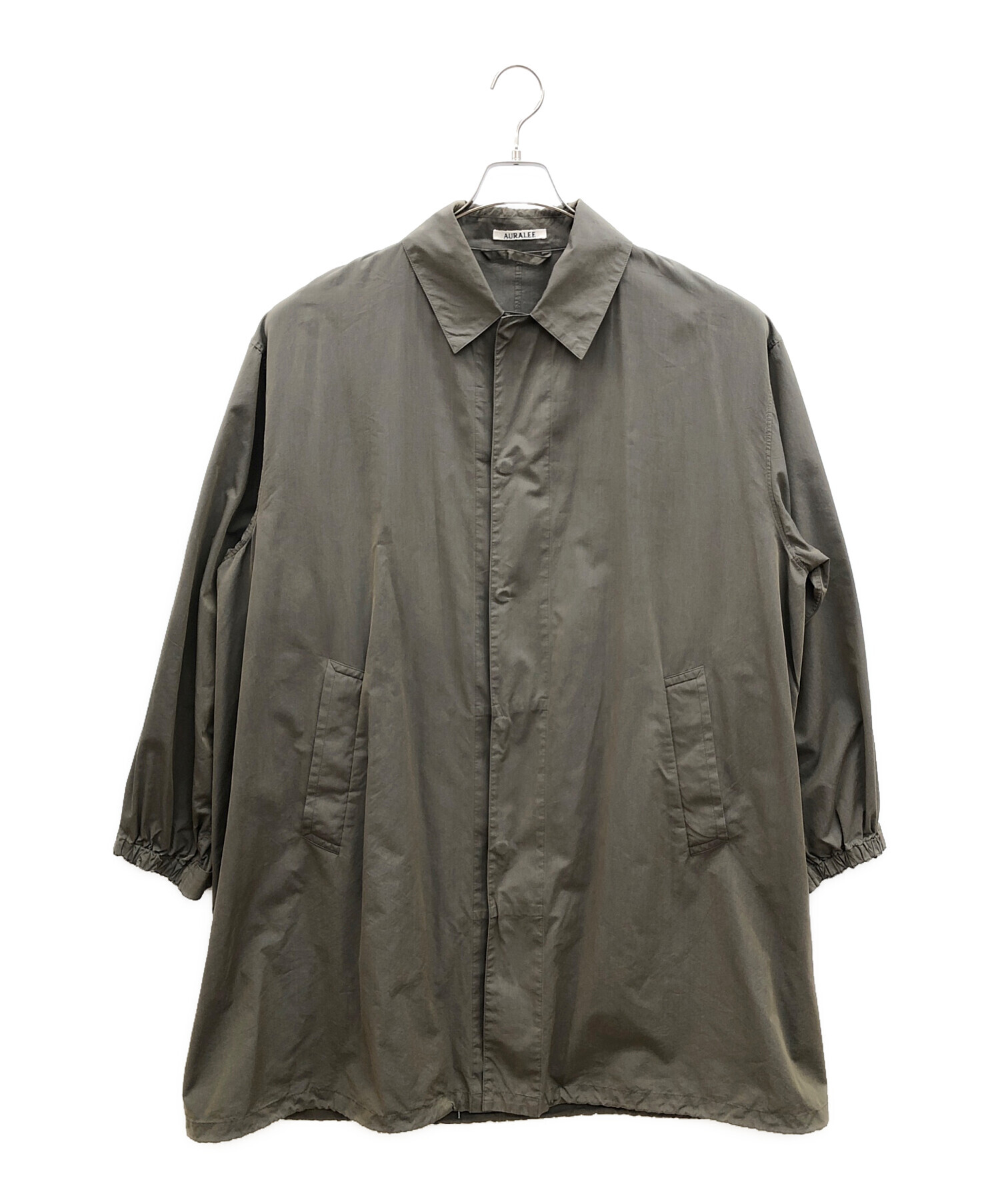 中古・古着通販】AURALEE (オーラリー) CHAMBRAY BIG SOUTIEN COAT カーキ サイズ:3｜ブランド・古着通販  トレファク公式【TREFAC FASHION】スマホサイト