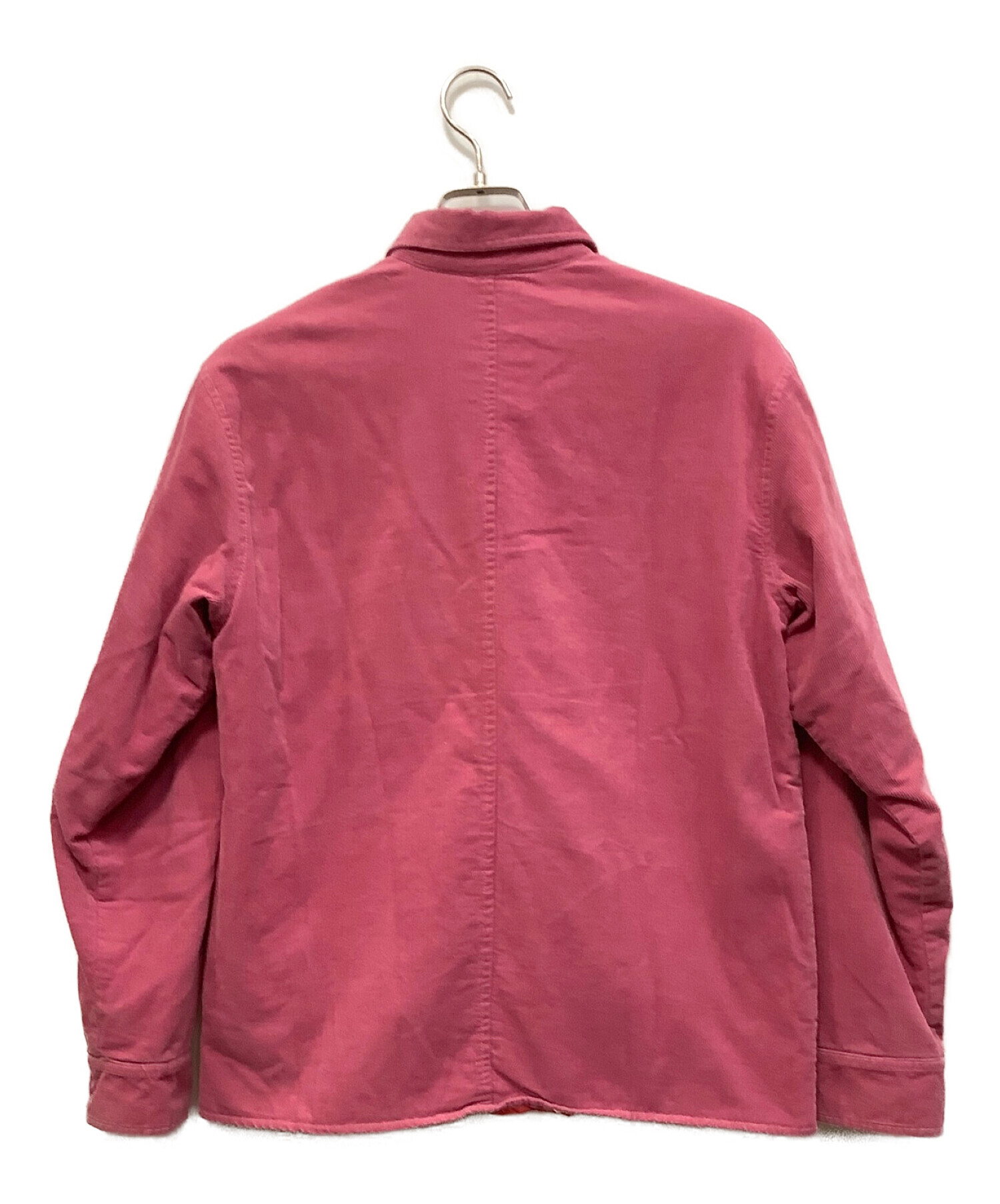 SUPREME (シュプリーム) Corduroy Zip Up Shirt ショッキングピンク サイズ:SIZE S