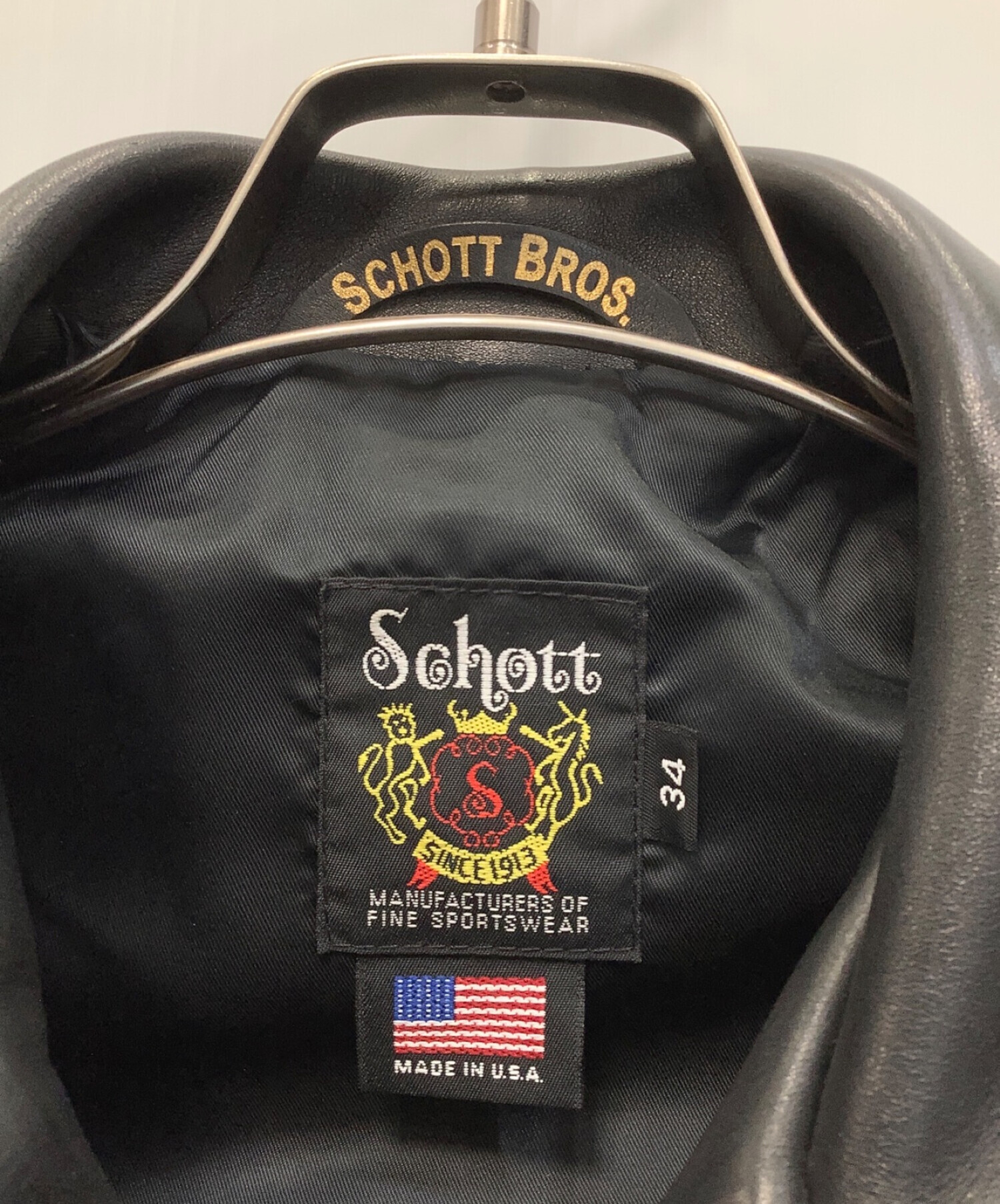 中古・古着通販】SCHOTT BROS. (ショットブロス) レザーライダース