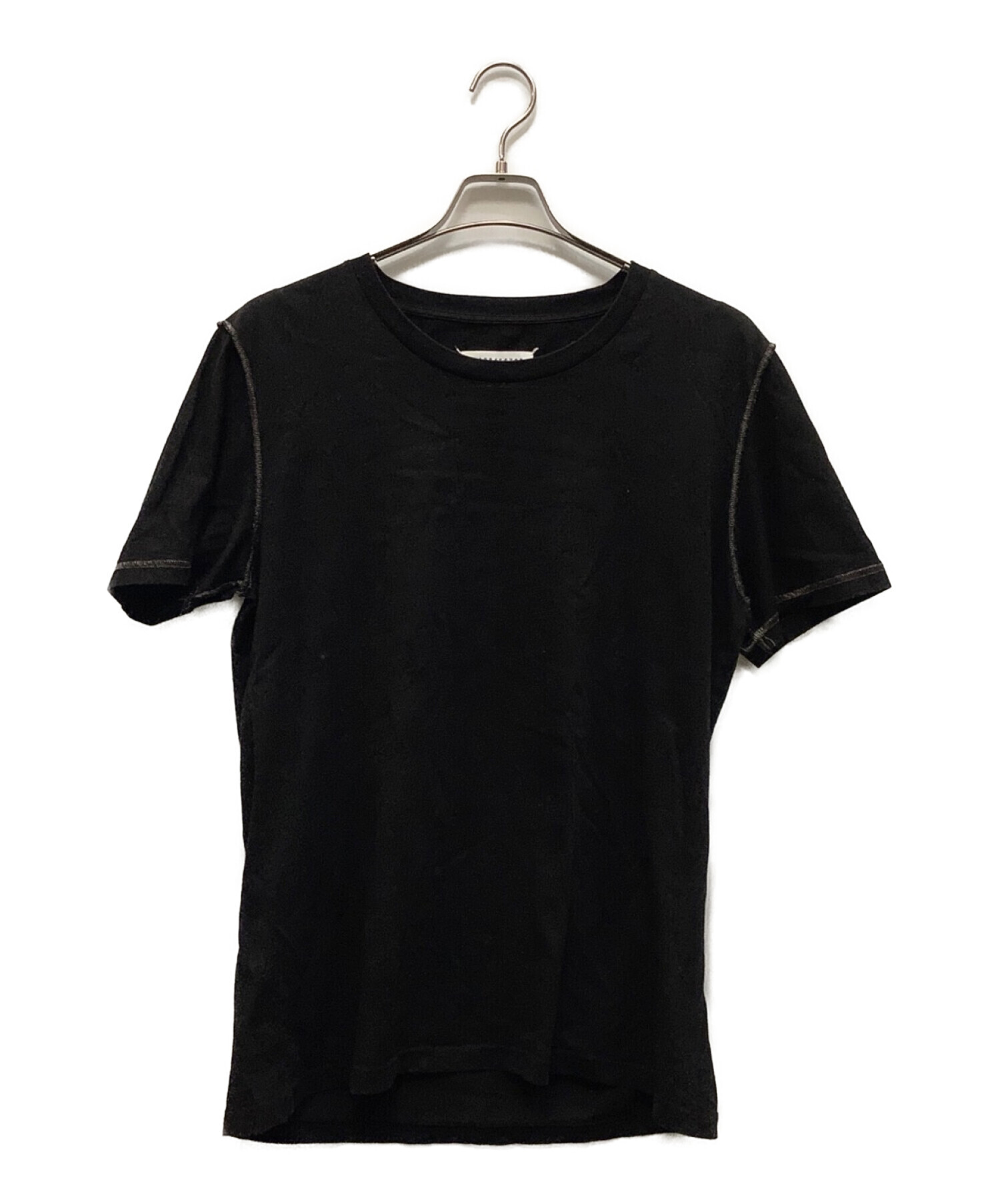 Maison Margiela (メゾンマルジェラ) 半袖Tシャツ ブラック サイズ:Ｌ