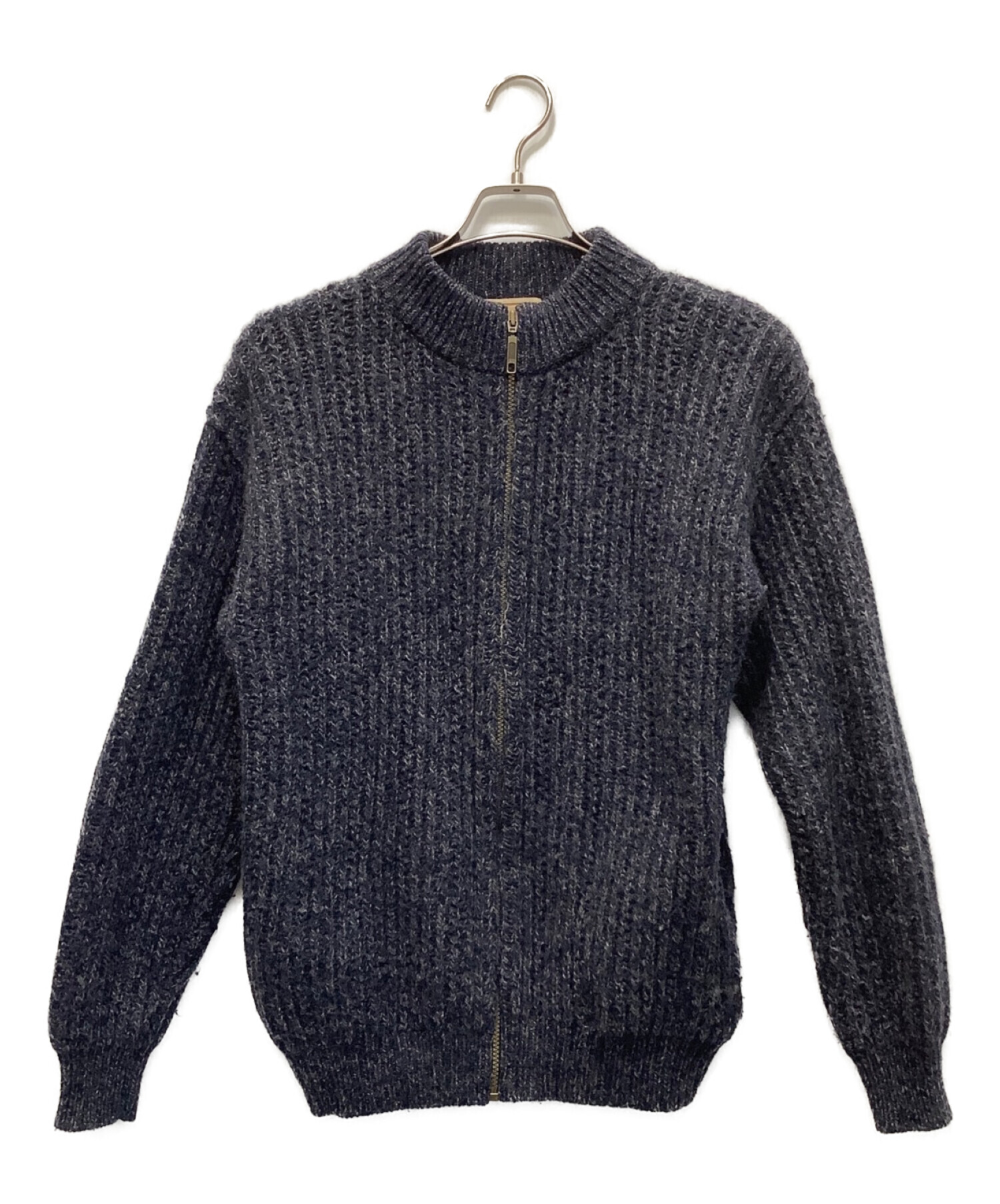 中古・古着通販】WOOLRICH (ウールリッチ) ニットジャケット ネイビー ...