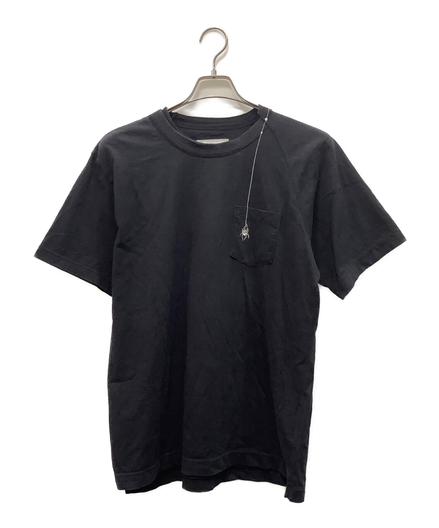sacai (サカイ) ポケットTシャツ ブラック サイズ:2