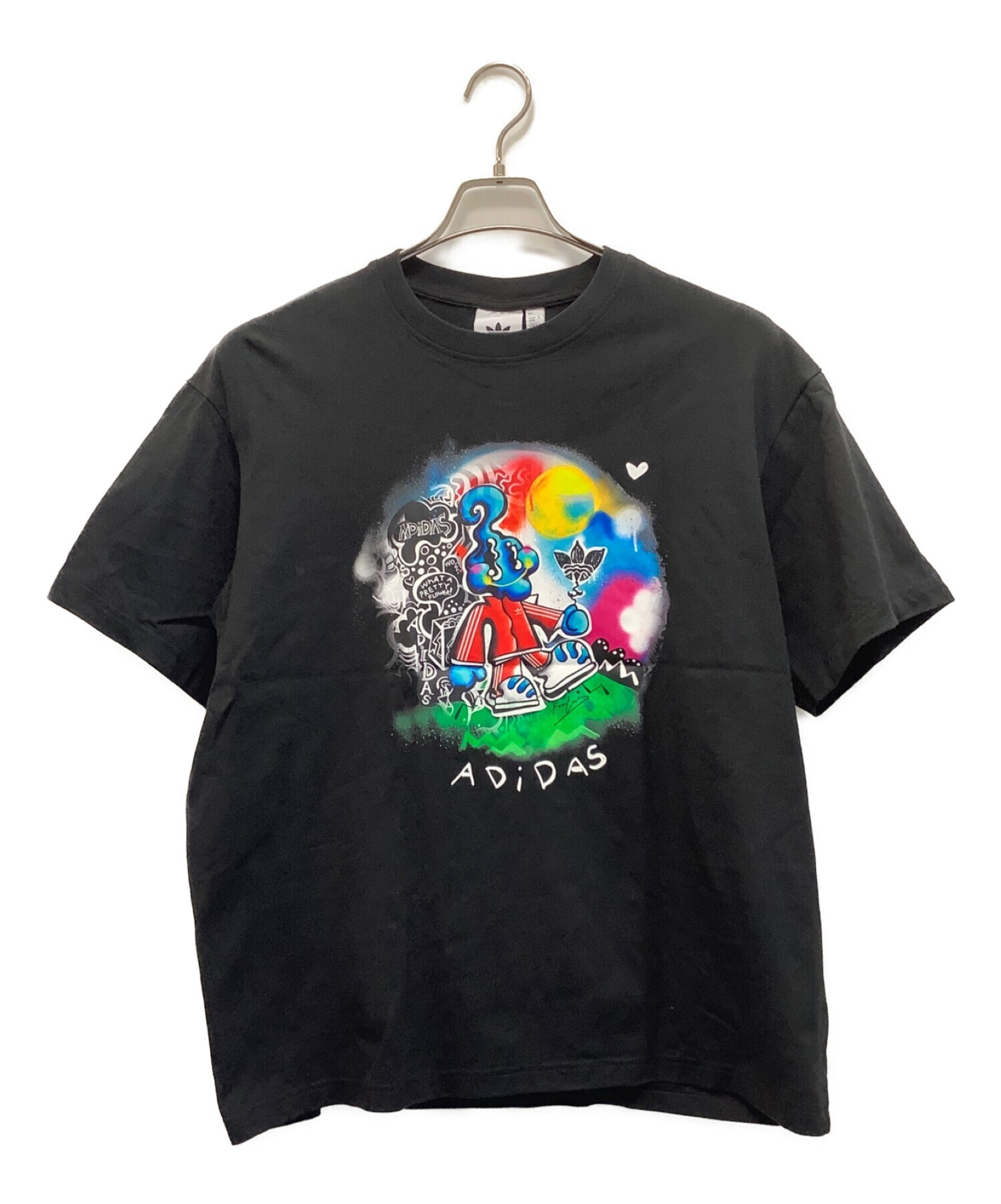 中古・古着通販】adidas (アディダス) FEWOCIOUS 半袖Tシャツ ブラック