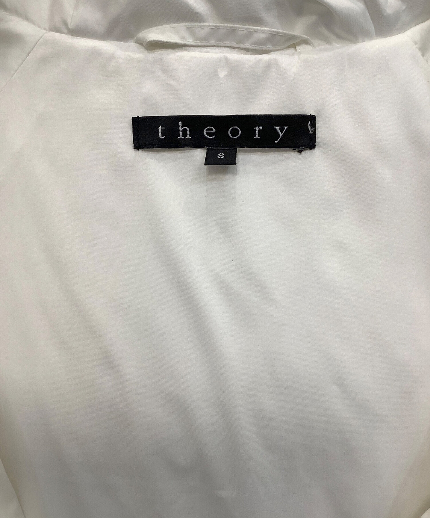 中古・古着通販】theory (セオリー) ダウンコート ホワイト