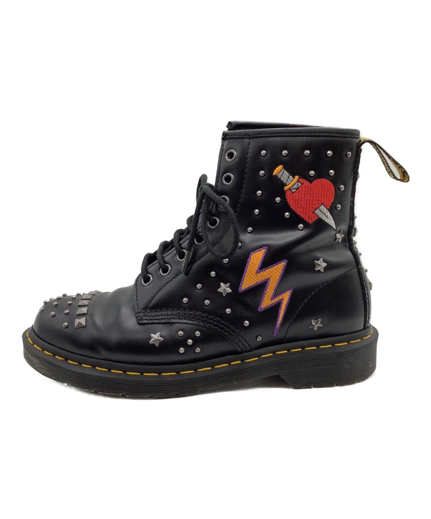 Dr.Martens (ドクターマーチン) スタッズブーツ ブラック サイズ:27