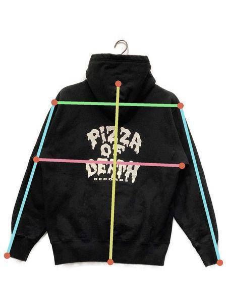 中古・古着通販】PIZZA OF DEATH (ピザ オブ デス) ジップパーカー